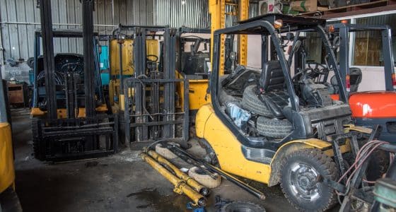 Forklift maintenance