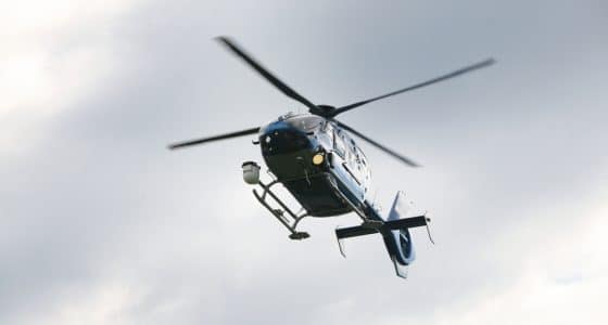 police helicopter