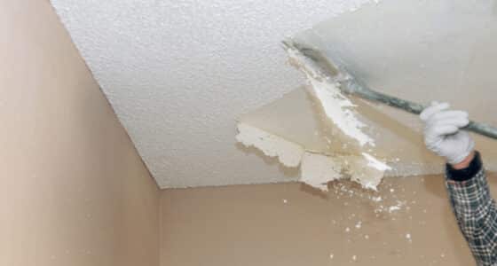 popcorn ceiling