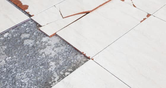 asbestos floor tiles