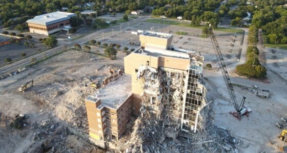 hospital demolition